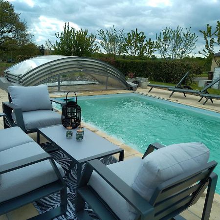Maison/Villa Avec Piscine Privee Gite Brain D'Eau La Chapelle-de-Brain Exterior foto